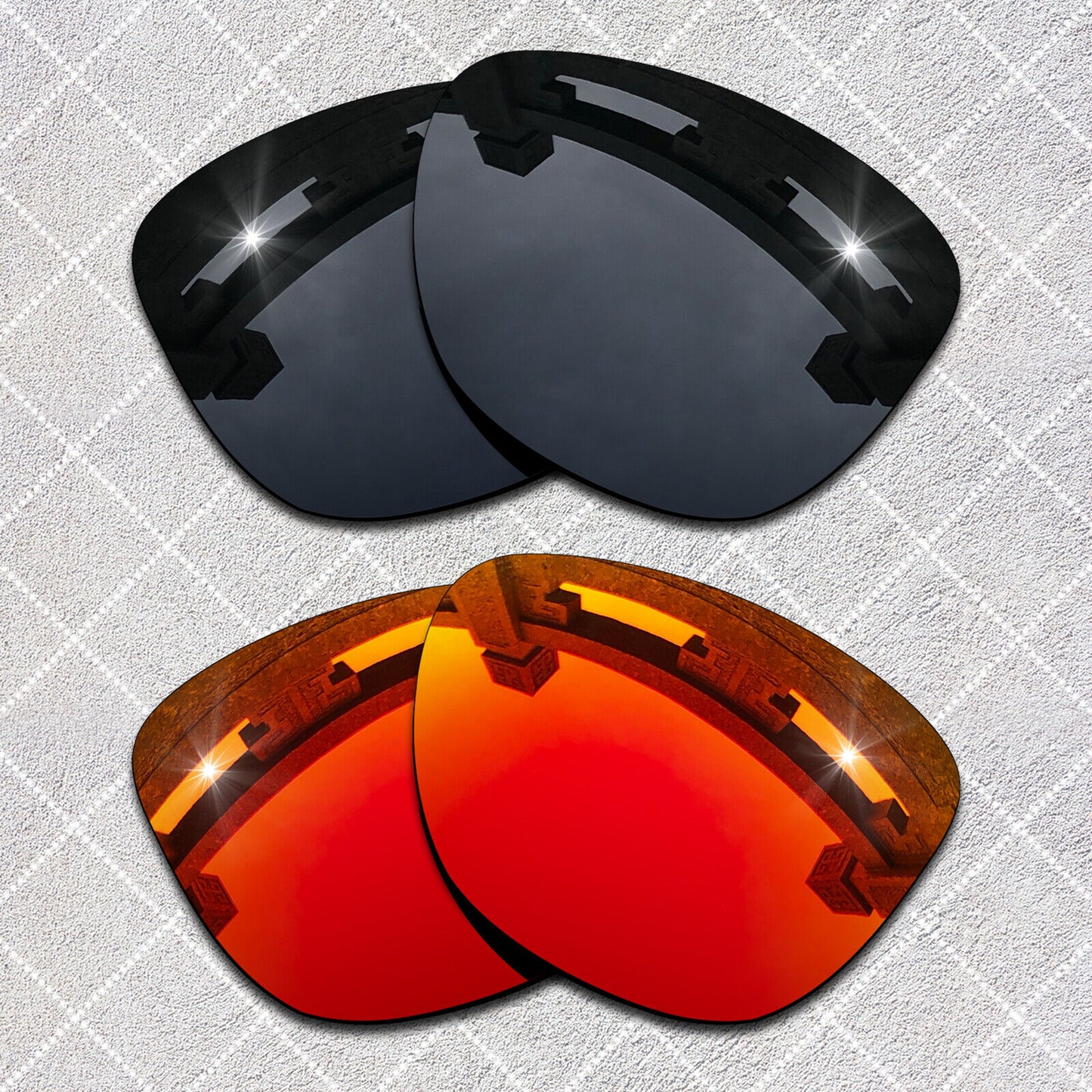 HeyRay Replacement Lenses for Frogskins Hybrid OO9289 Sunglasses Polarized-Opt