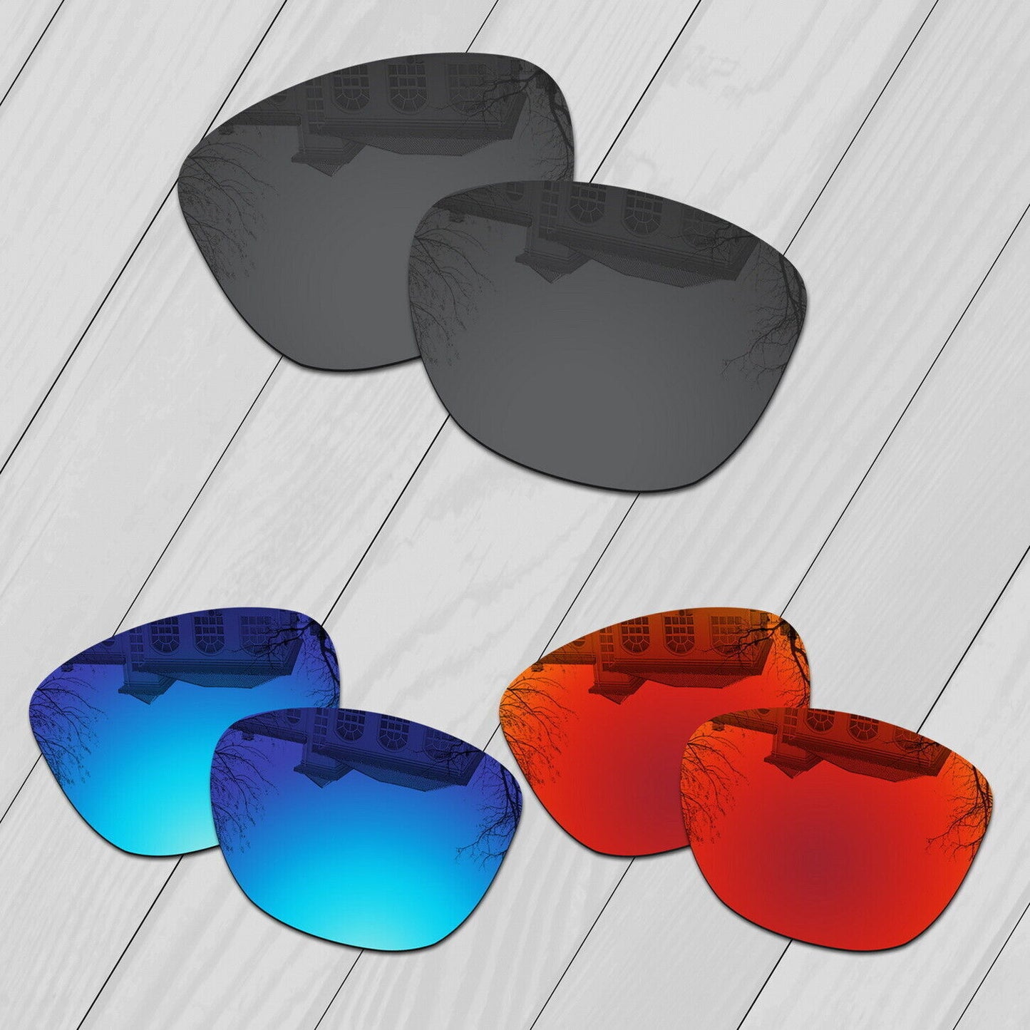 POLARIZED Replacement Lens For-Oakley Frogskins Range AF Sunglasses Anti-Scratch