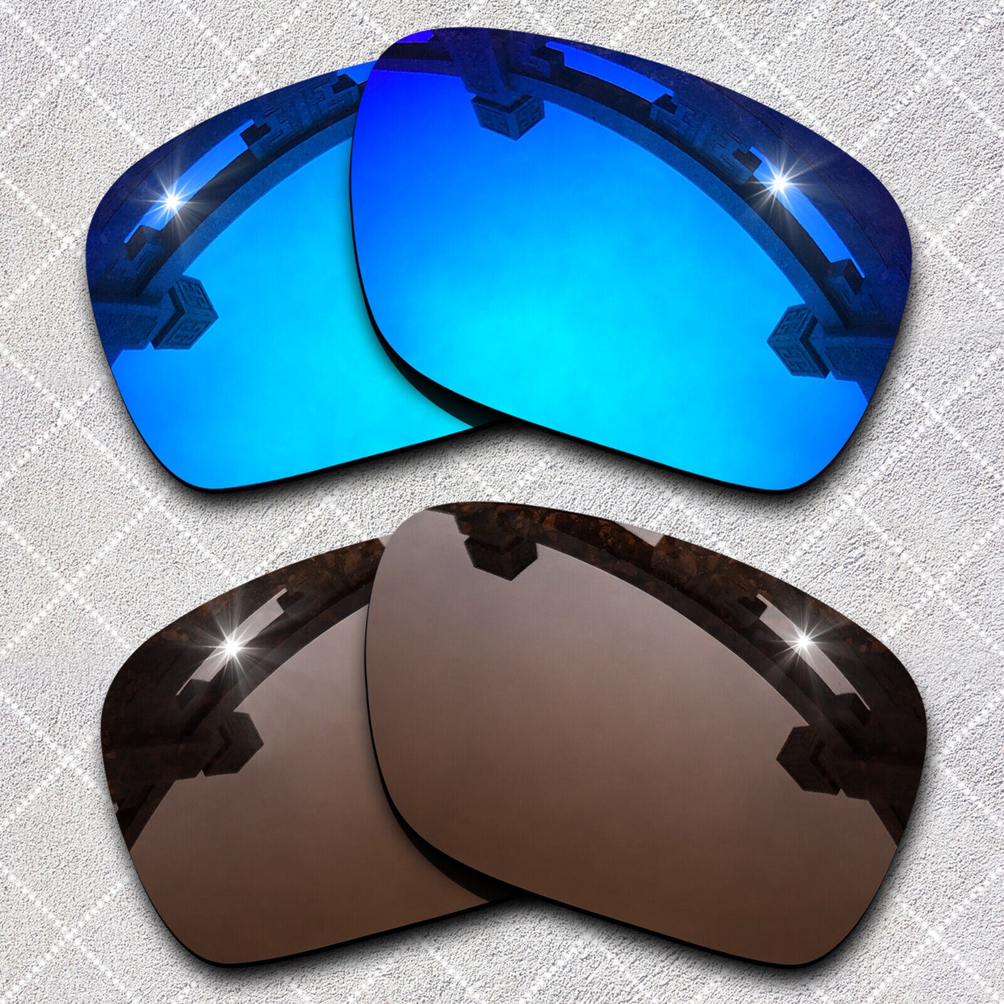 HeyRay Replacement Lenses for Double Edge OO9380 Sunglasses Polarized - Opt