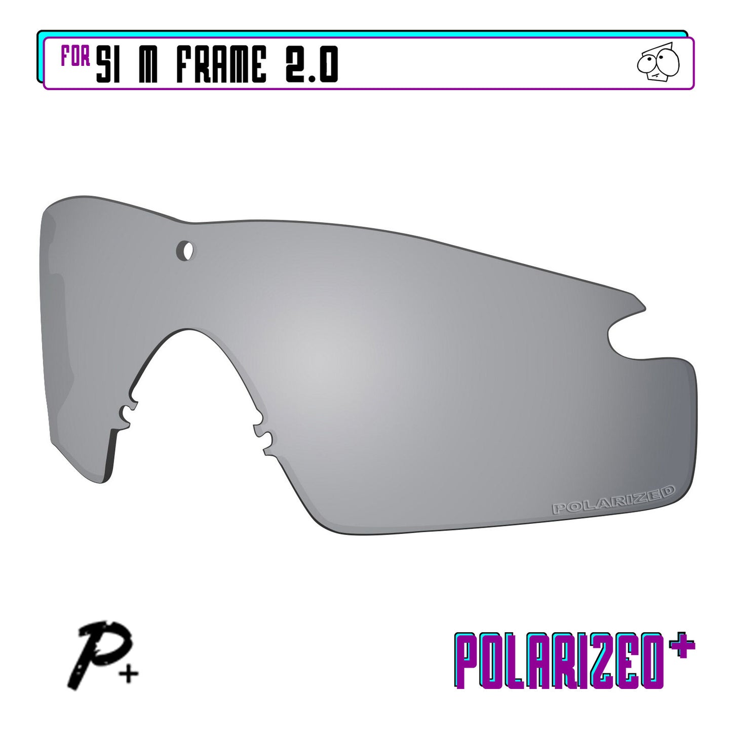 POLARIZED+ Replacement Lens For-Oakley Si M Frame 2.0 Sunglass Anti-Scratch