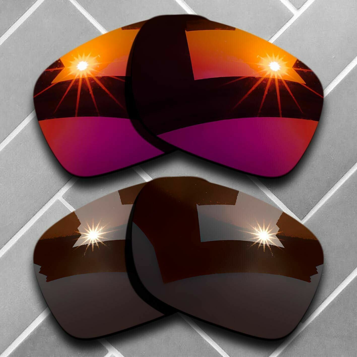 Anti-Scratch Replacement lenses for-Oakley Holbrook Polarized Multiple Choices