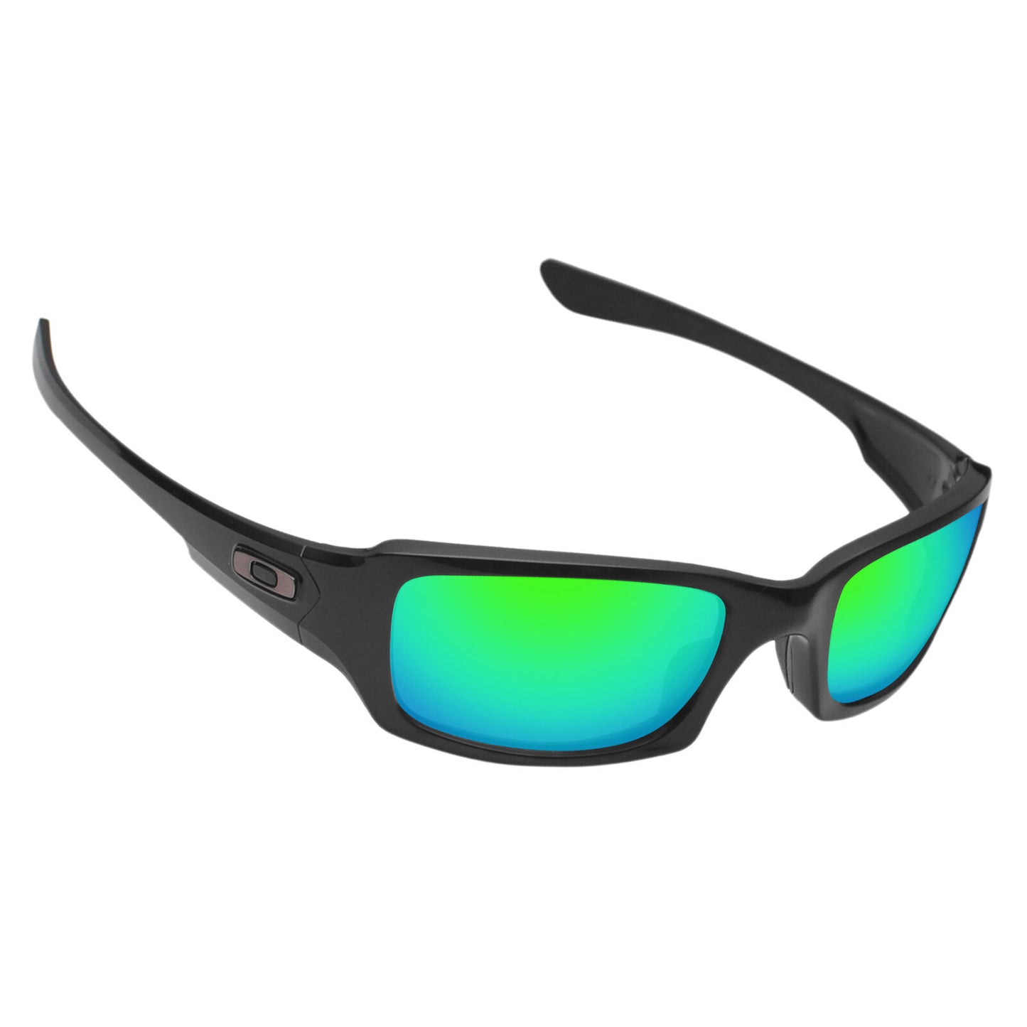 Newest Replacement Lenses for-Oakley Fives Squared Emerald Green Polarized