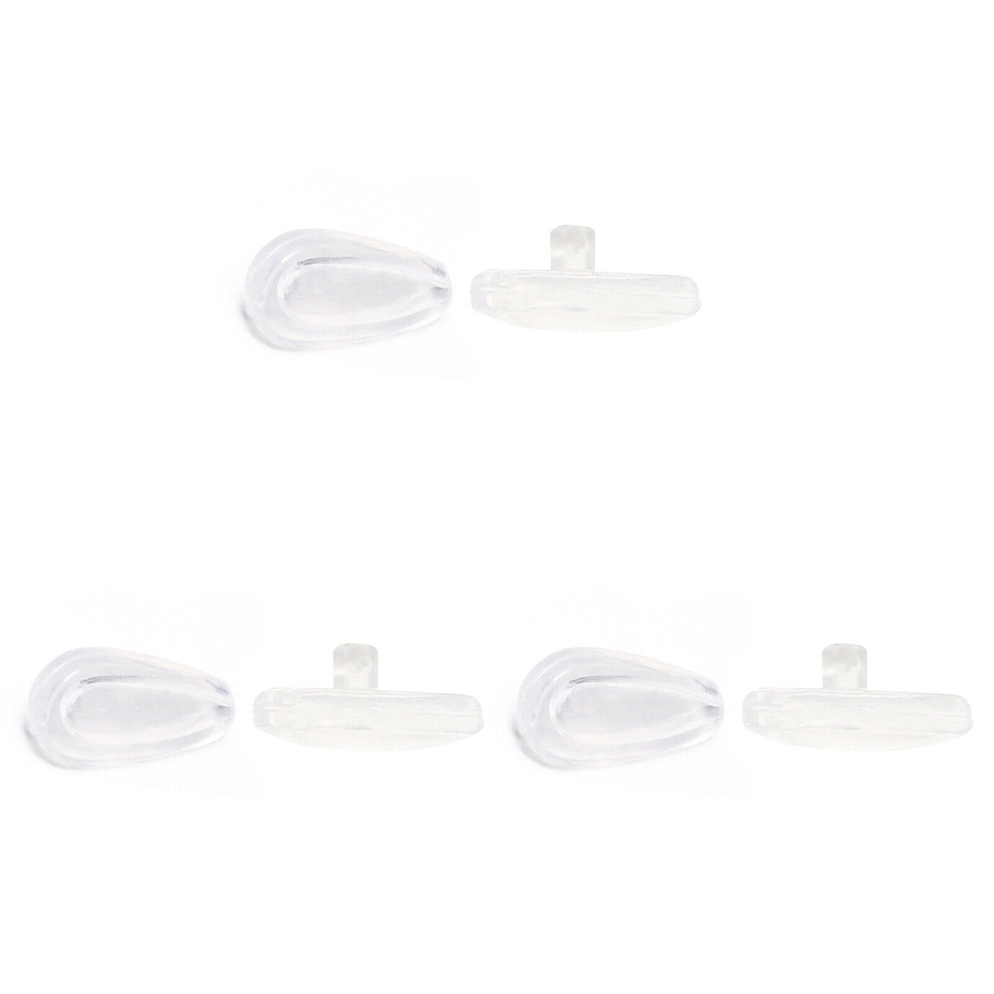 Hawkry Replacement Rubber Nosepads & Nosepieces for-Oakley Wingfold - Opt