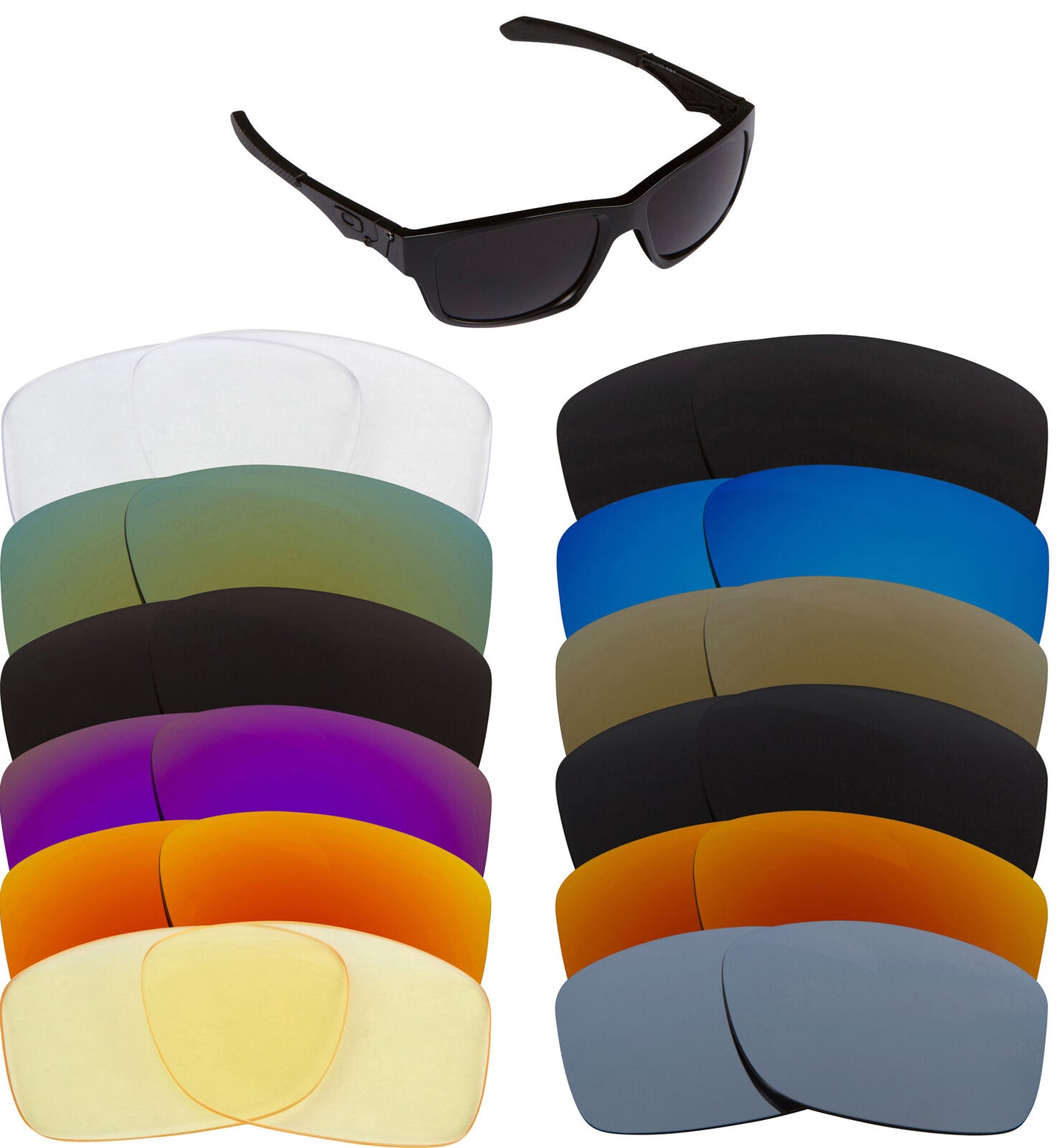 LenSwitch Replacement Lenses for Oakley Jury Sunglasses Multi-Color