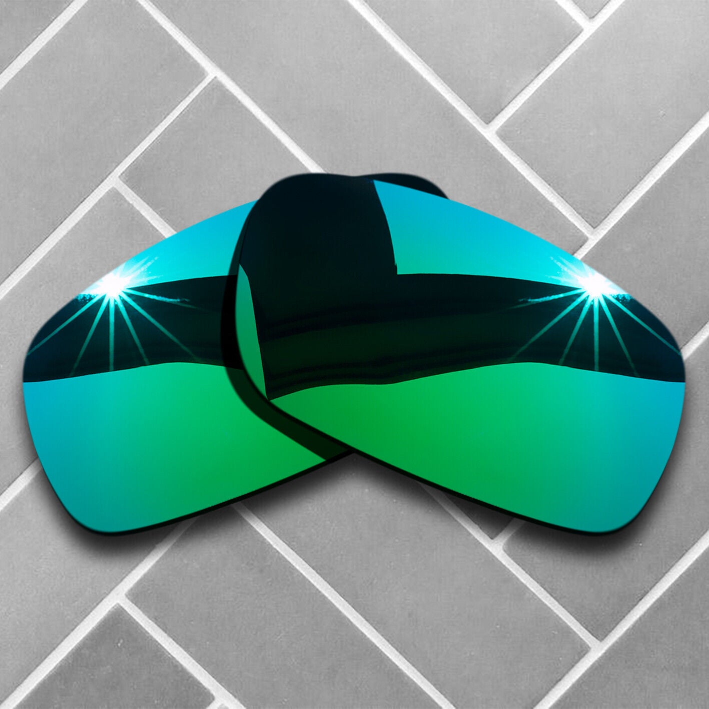 Polarized Anti-Scratch Replacement lenses for-Oakley Badman Sunglasses Choices