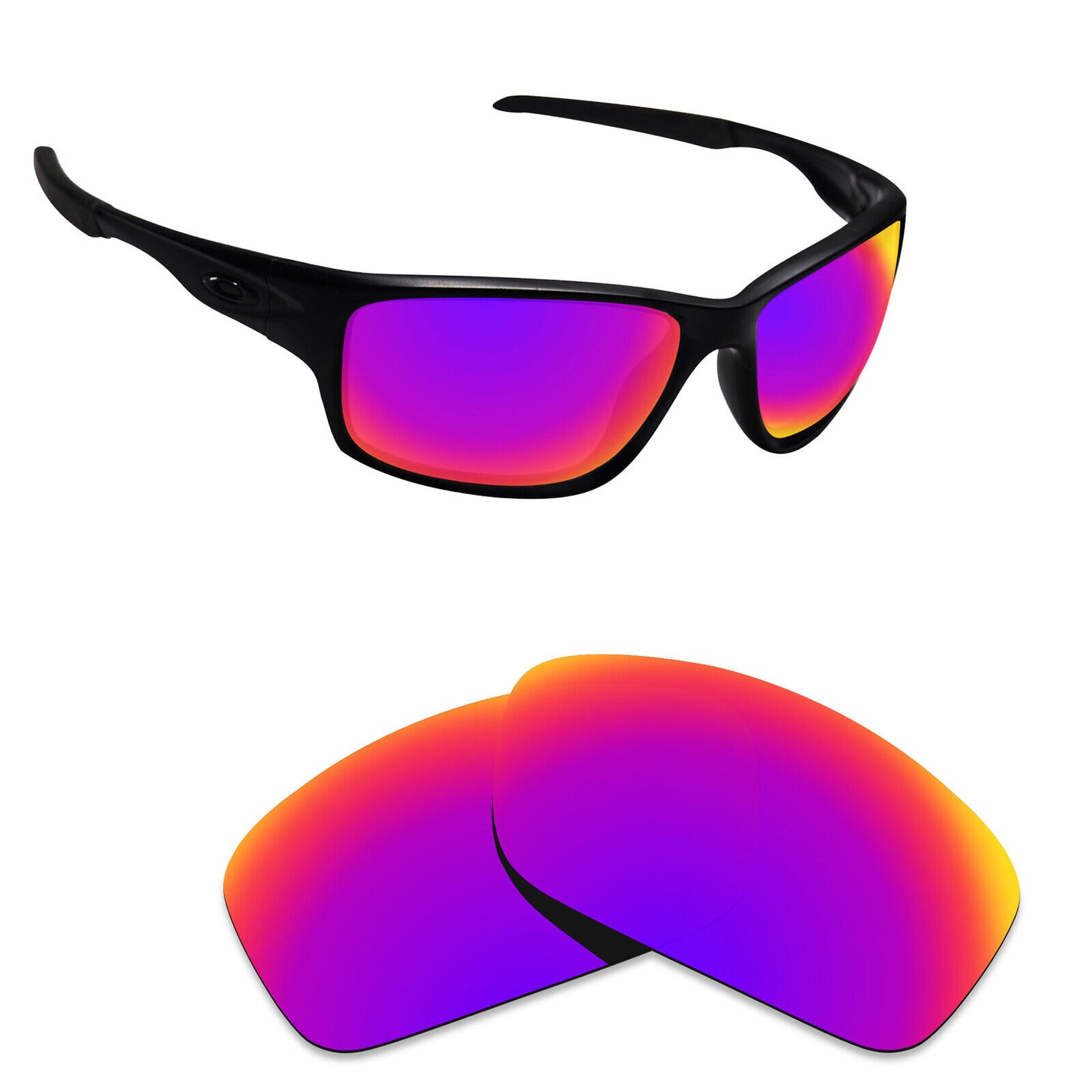 Hawkry Polarized Replacement Lenses for-Oakley Canteen 2014 Sunglass - Options