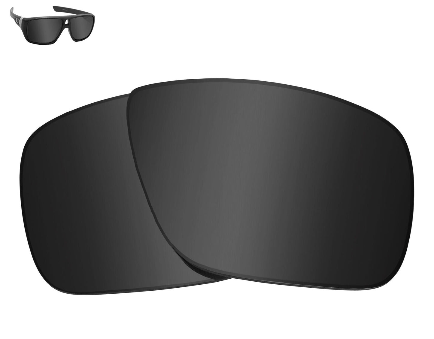 LenSwitch Polarized Replacement Lenses for Oakley Dispatch 1 Sunglasses Gray