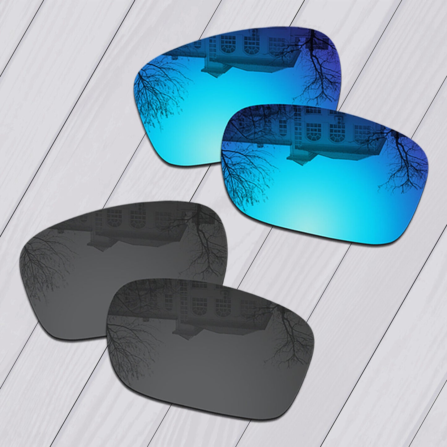 POLARIZED Replacement Lenses For-Oakley Crankcase OO9165 Anti-Scratch Options