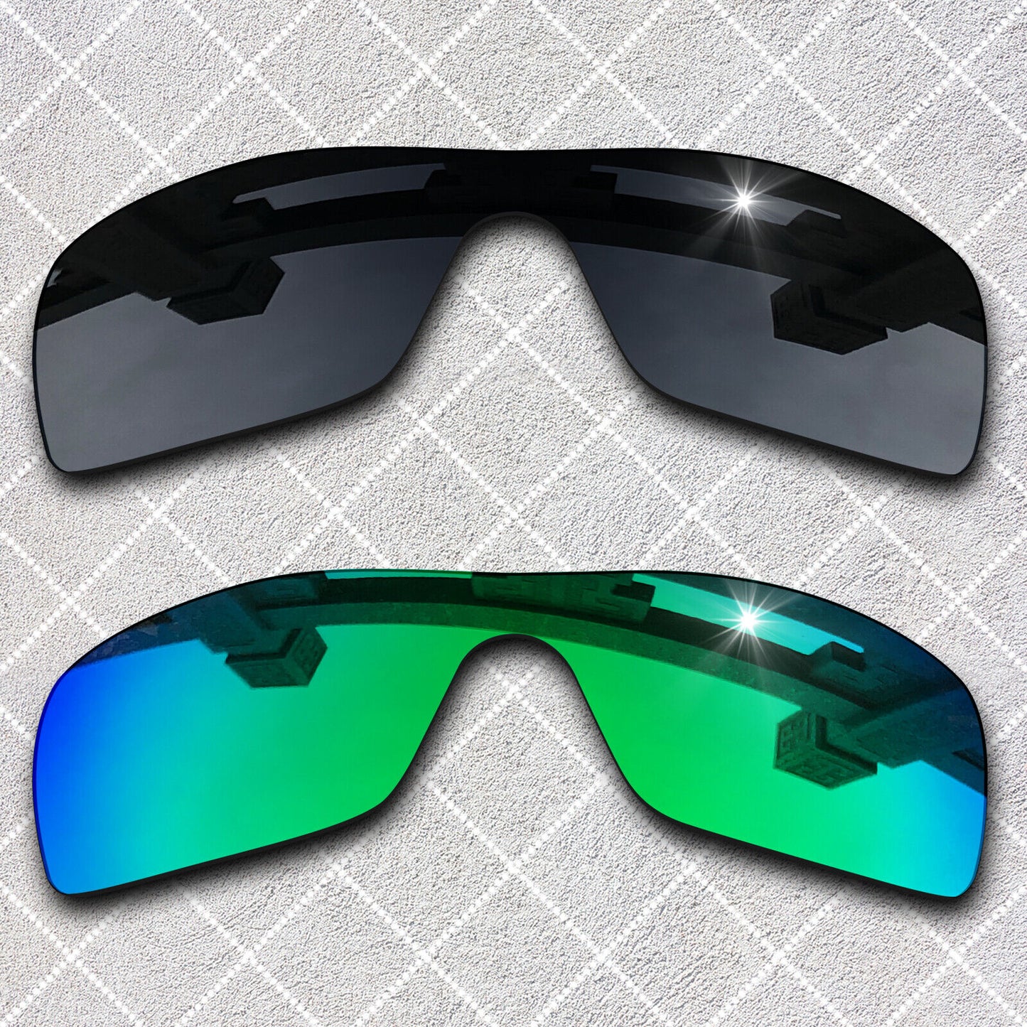 HeyRay Replacement Lenses for Batwolf OO9101 Frame Polarized - Options