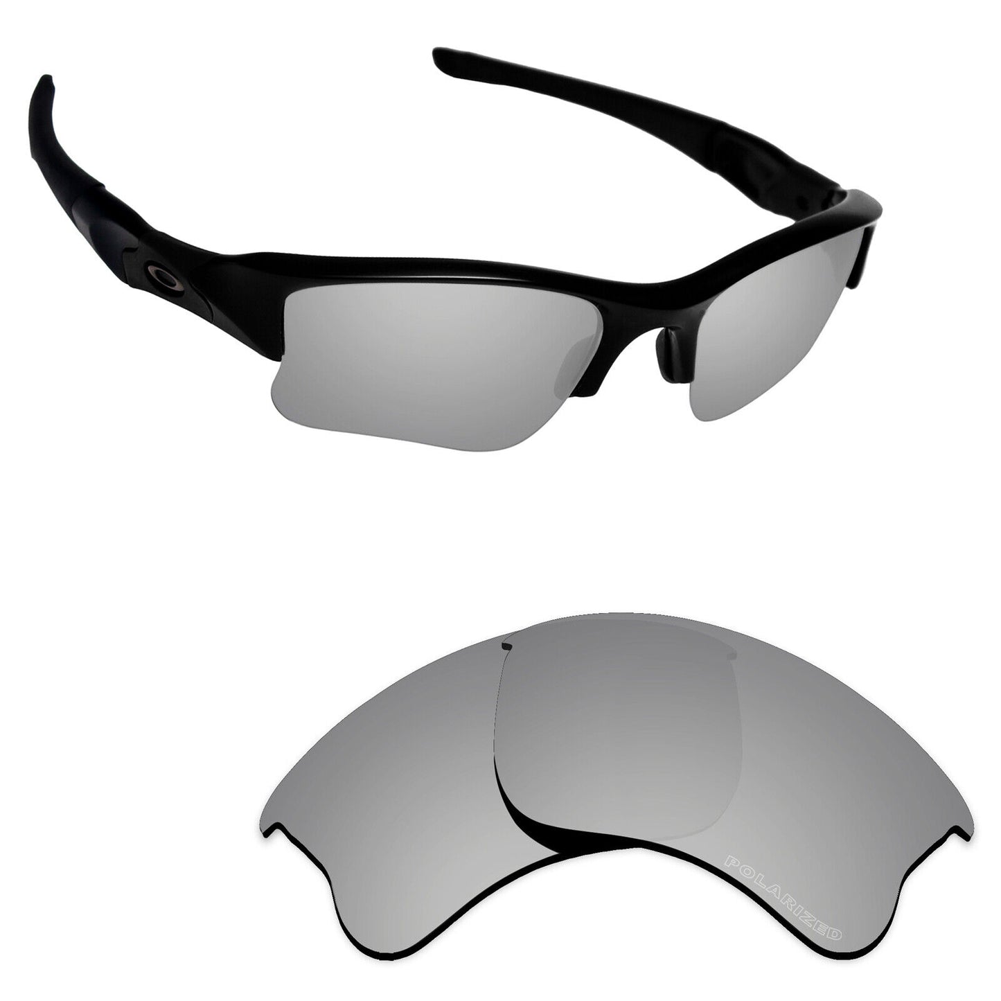 Hawkry Polarized Replacement Lens for-Oakley Flak Jacket XLJ Sunglass - Multiple