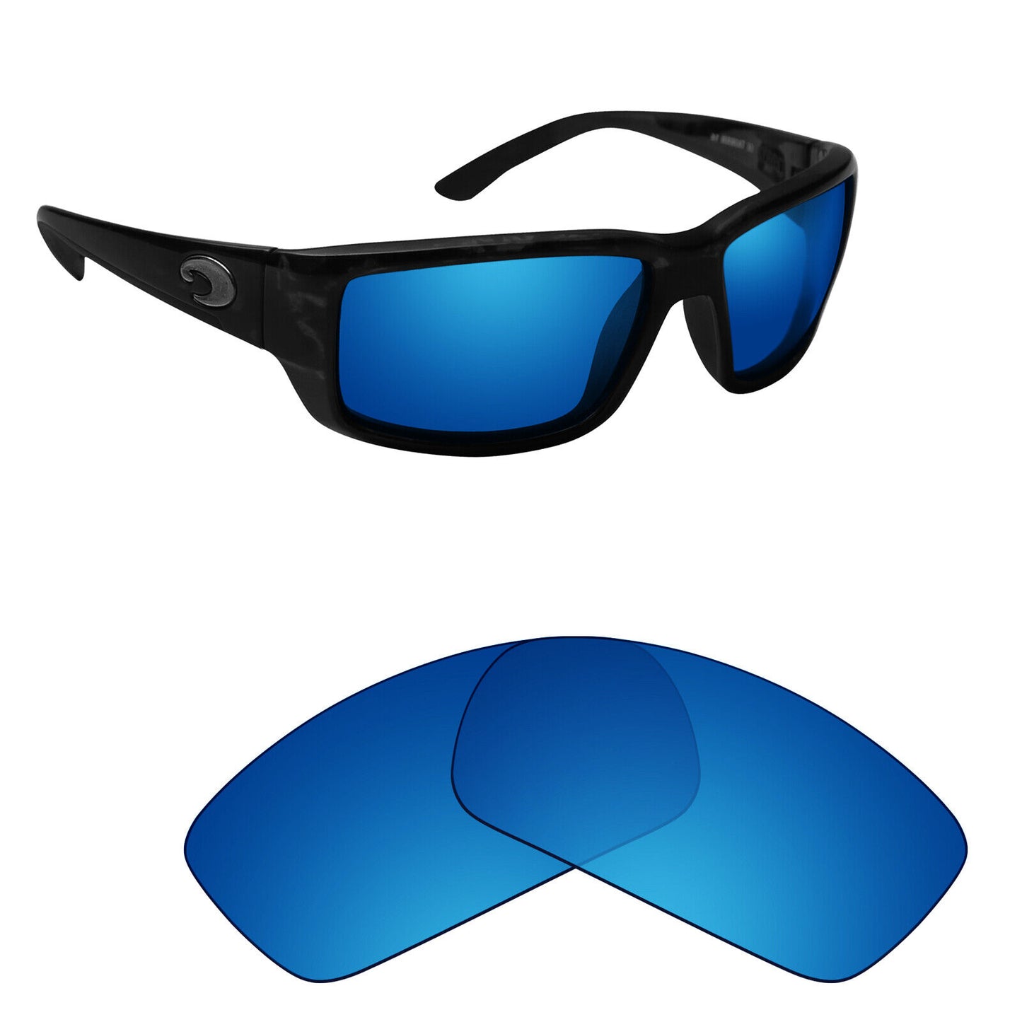 Hawkry Polarized Replacement Lenses for-Costa Fantail Sunglass - Options