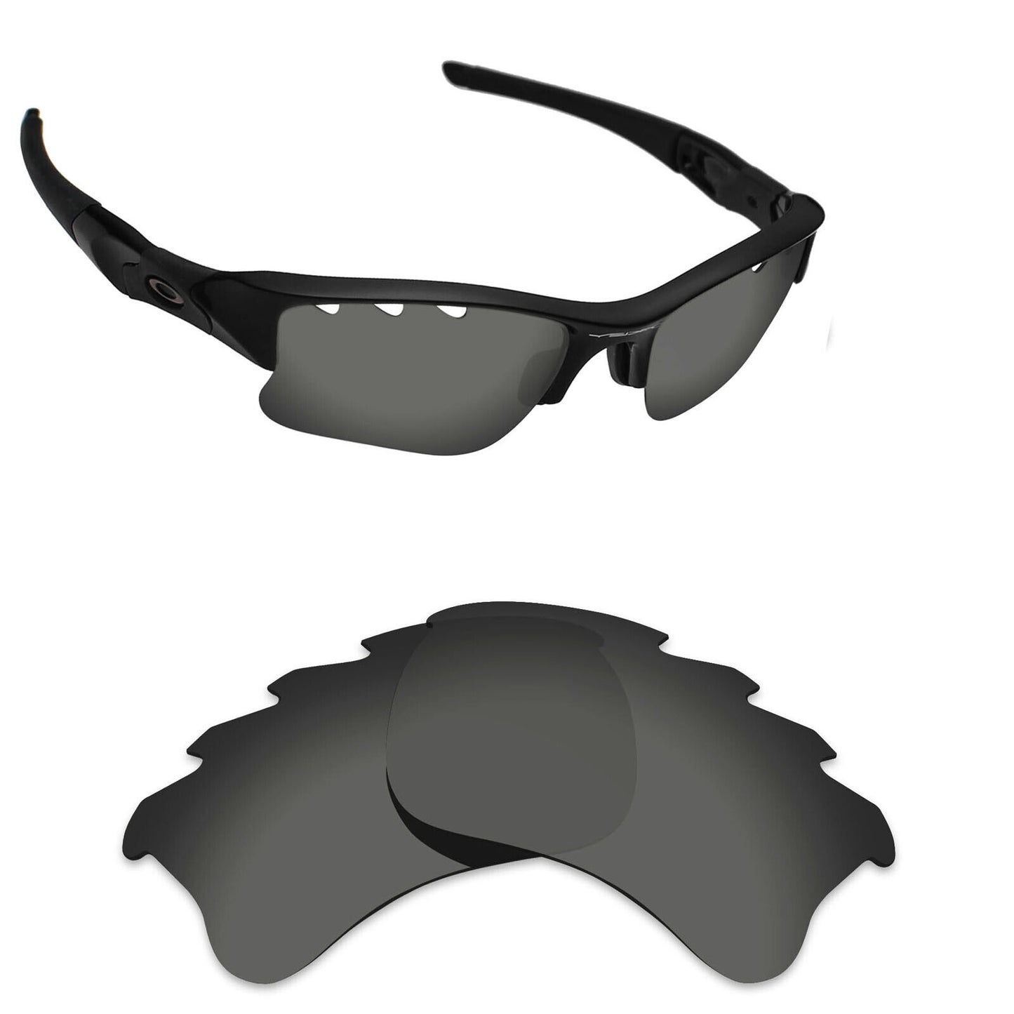 Hawkry Polarized Replacement Lenses for-Oakley Flak 2.0 XL Vented Sunglass - Opt