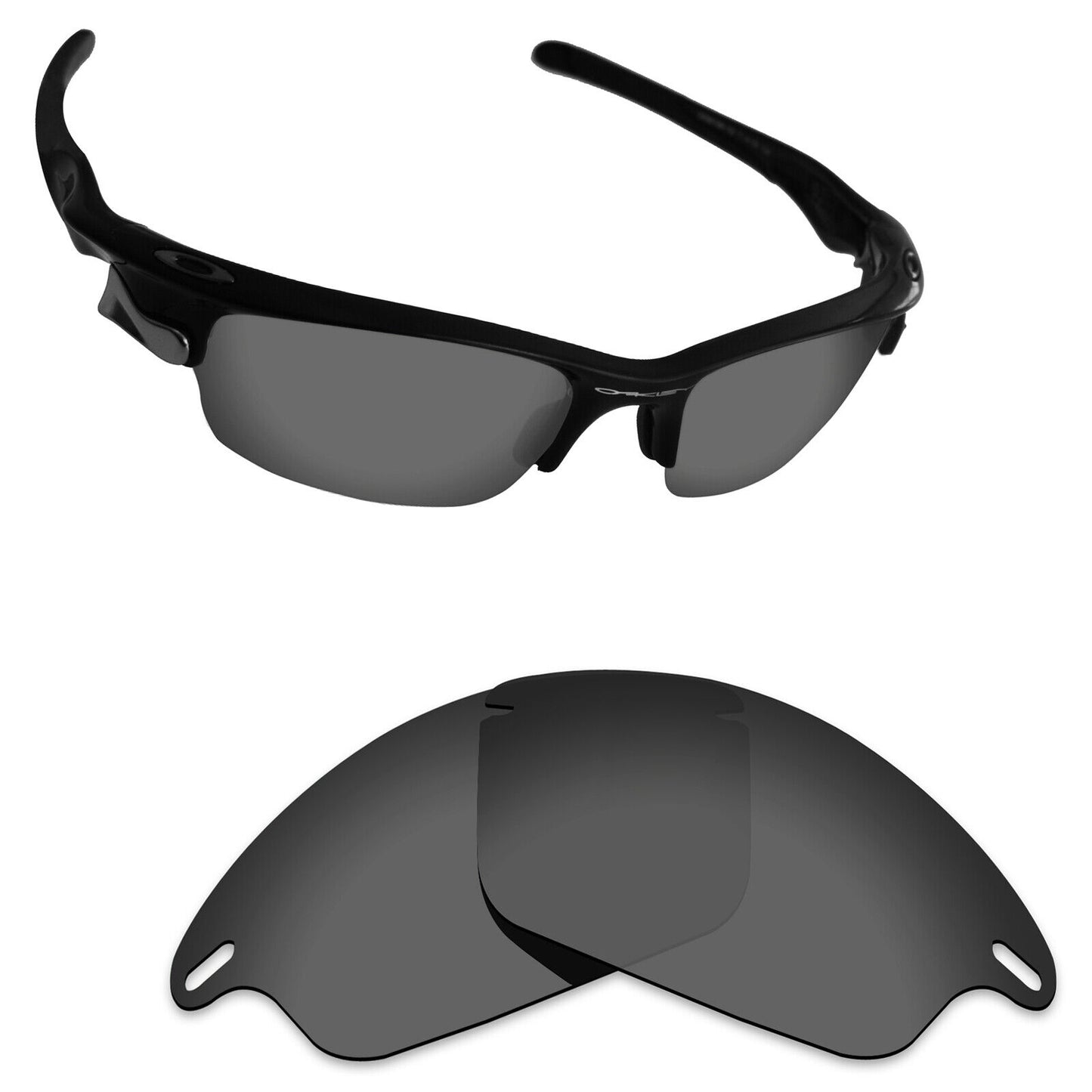 Hawkry Polarized Replacement Lenses for-Oakley Fast Jacket OO9097 - Multiple