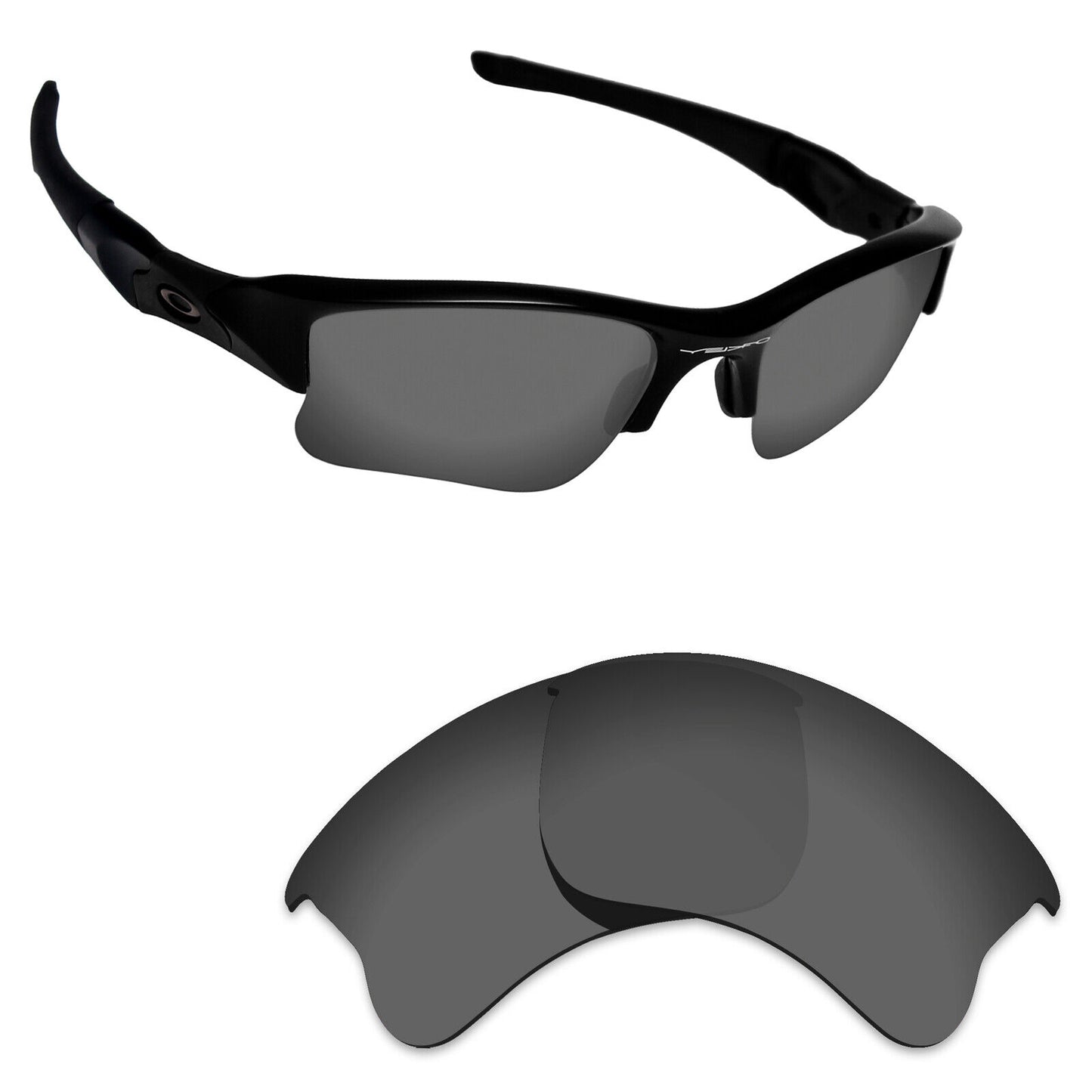 Hawkry Polarized Replacement Lens for-Oakley Flak Jacket XLJ Sunglass - Multiple