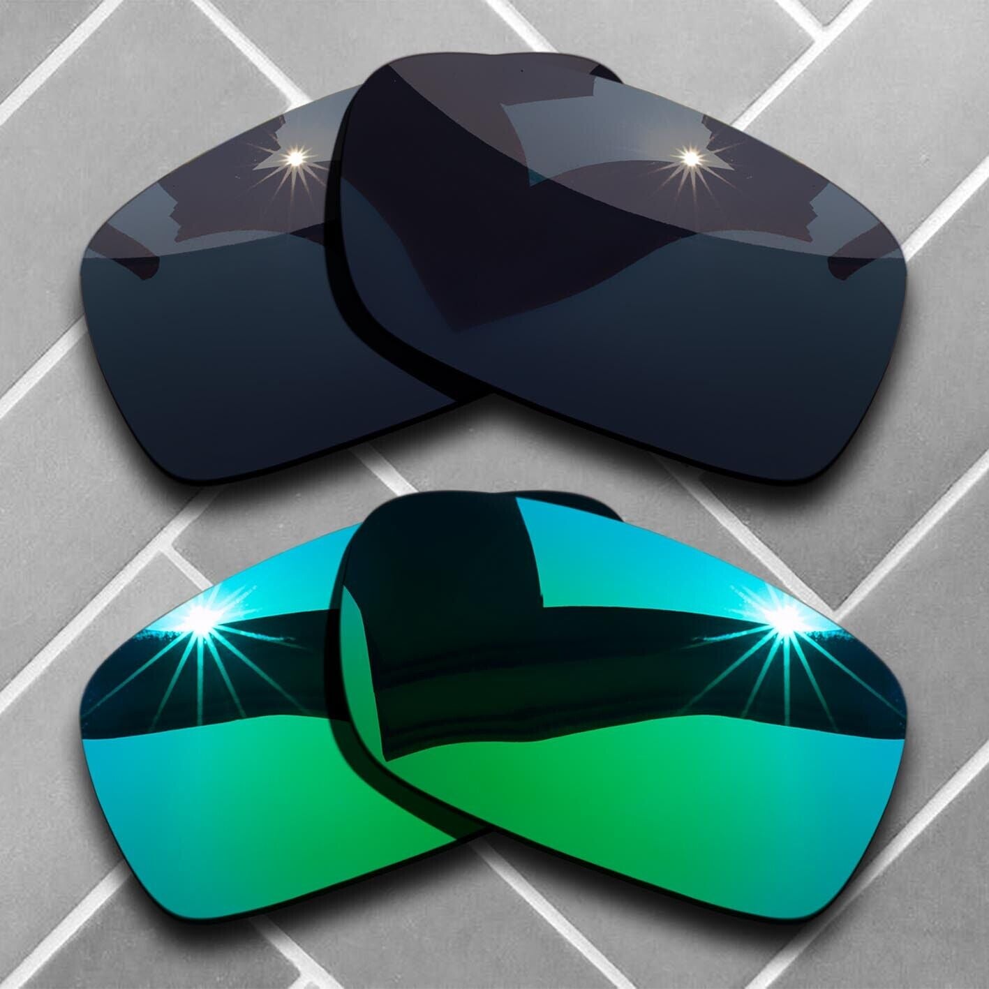 Polarized Anti-Scratch Replacement Lenses for-Oakley Crankcase Sunglass Choices