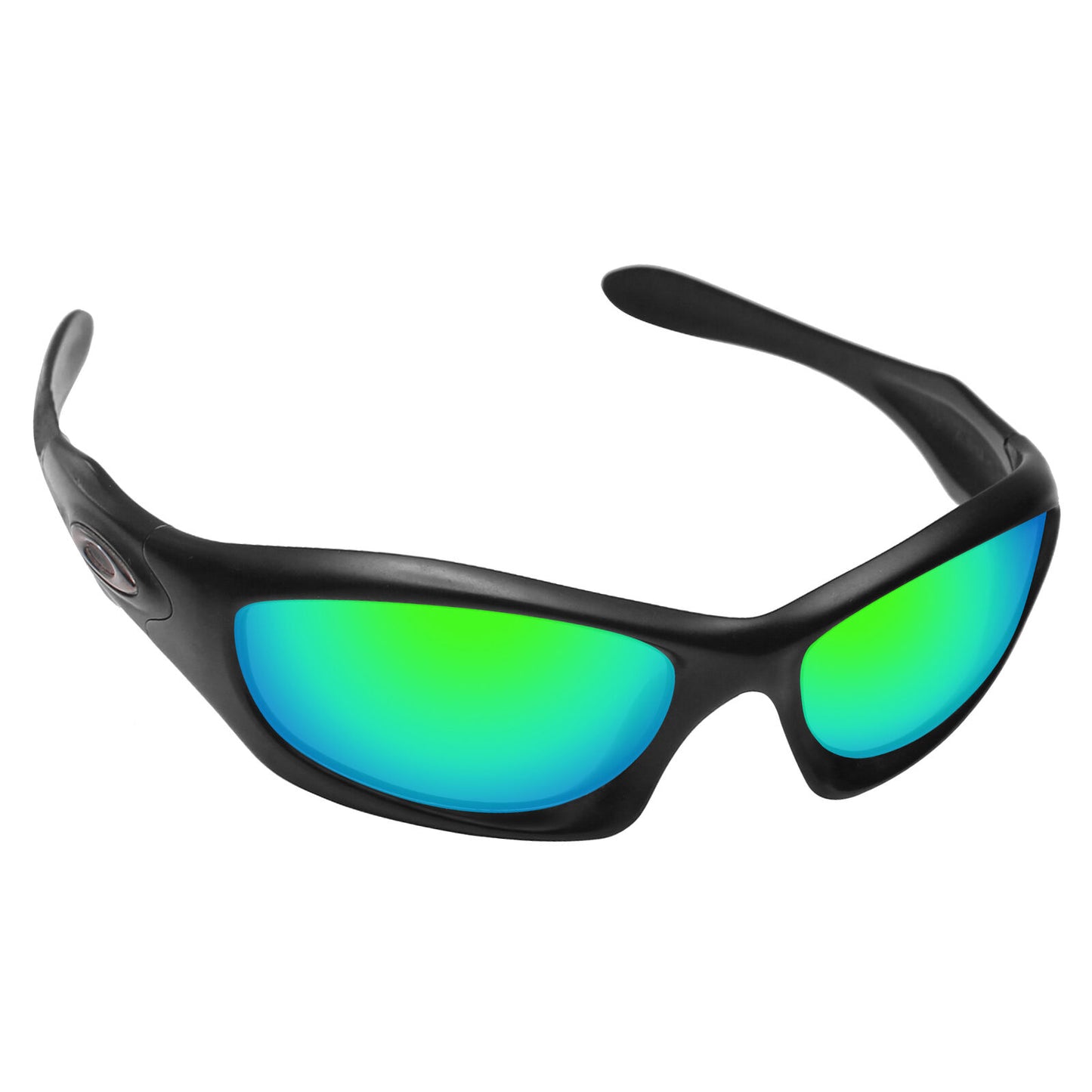 Hawkry Polarized Replacement Lens for-Oakley Monster Dog Emerald Green Mirror