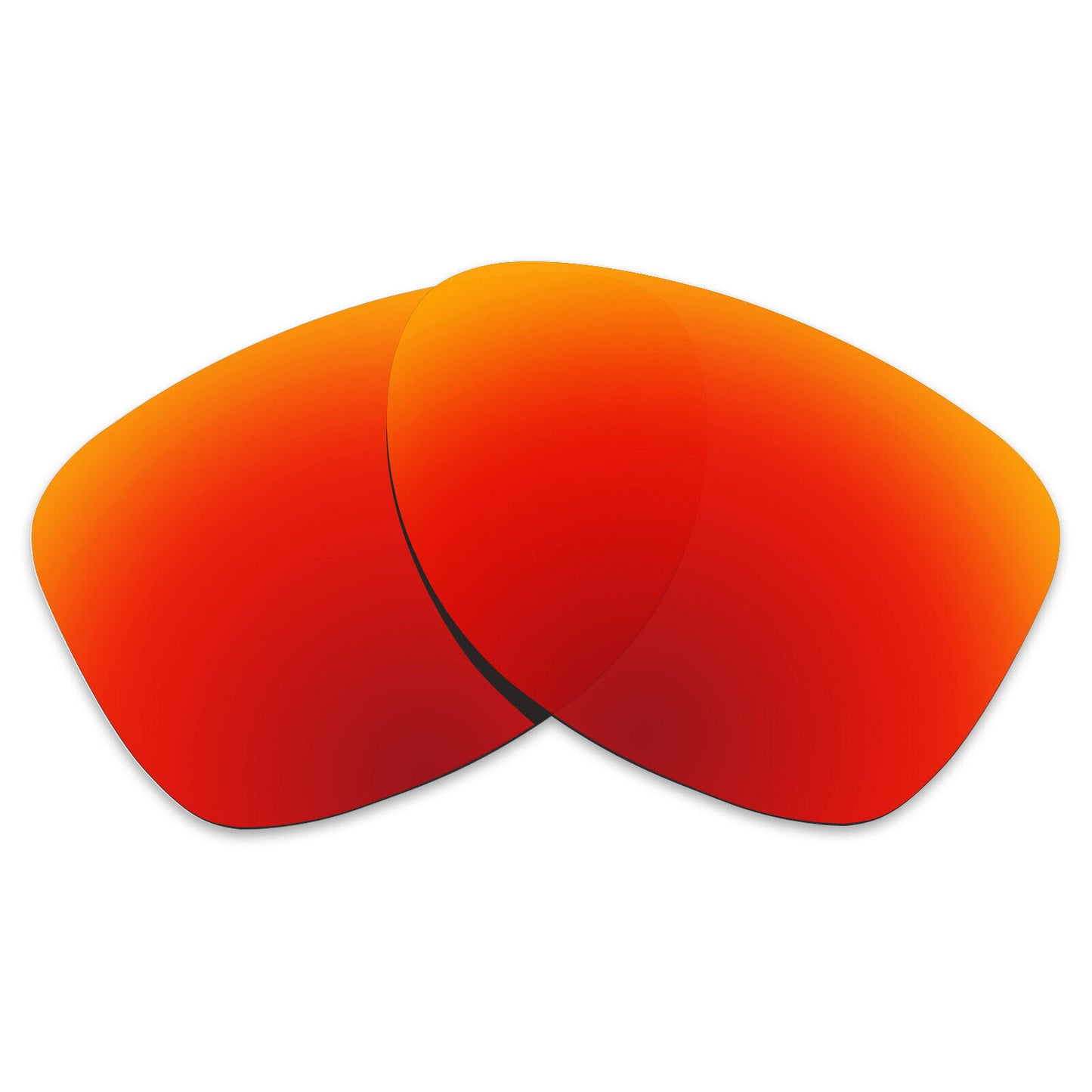 Hawkry Polycarbonate Replacement Lenses for-Oakley Sunglass Dispatch 2-Fire Red