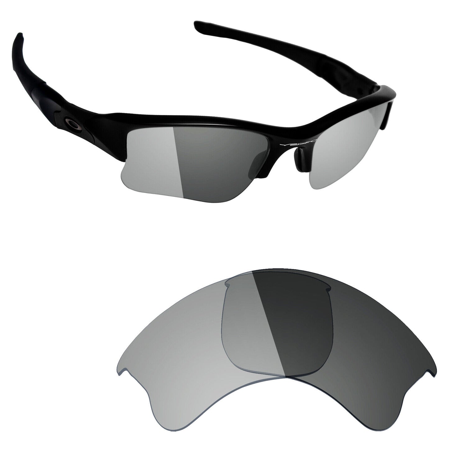 Hawkry Polarized Replacement Lens for-Oakley Flak Jacket XLJ Sunglass - Multiple