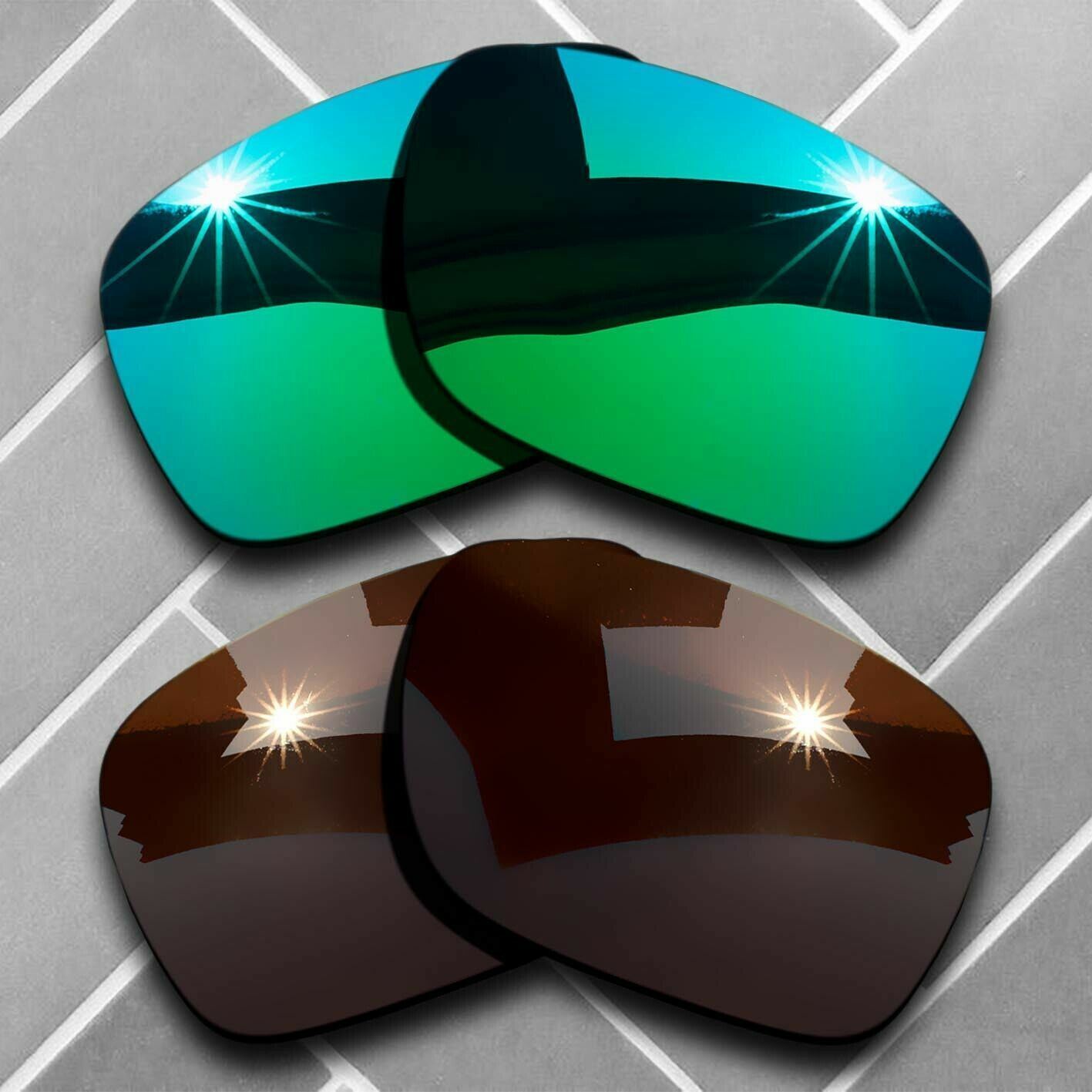 Anti-Scratch Replacement lenses for-Oakley Holbrook Polarized Multiple Choices