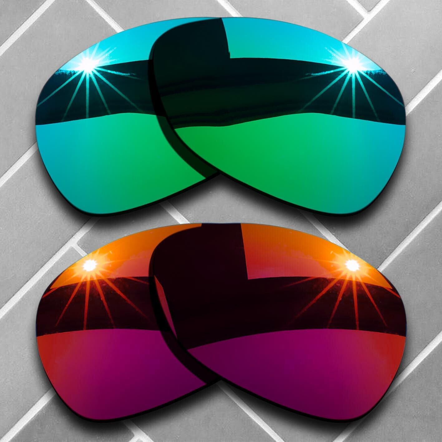 Polarized Anti-Scratch Replacement Lenses for-Oakley Feedback Frame Choices US