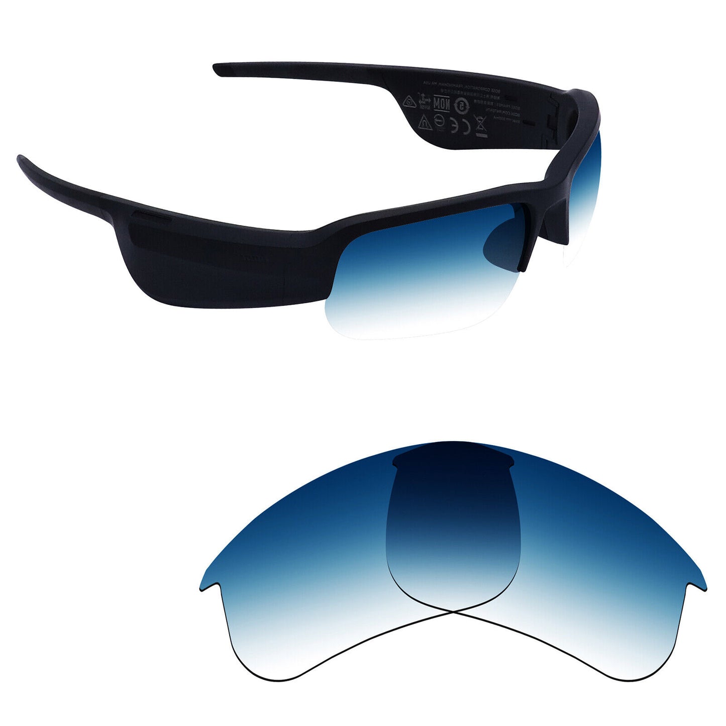 Hawkry Polarized Replacement Lenses for-BOSE Tempo Sunglass - Multiple