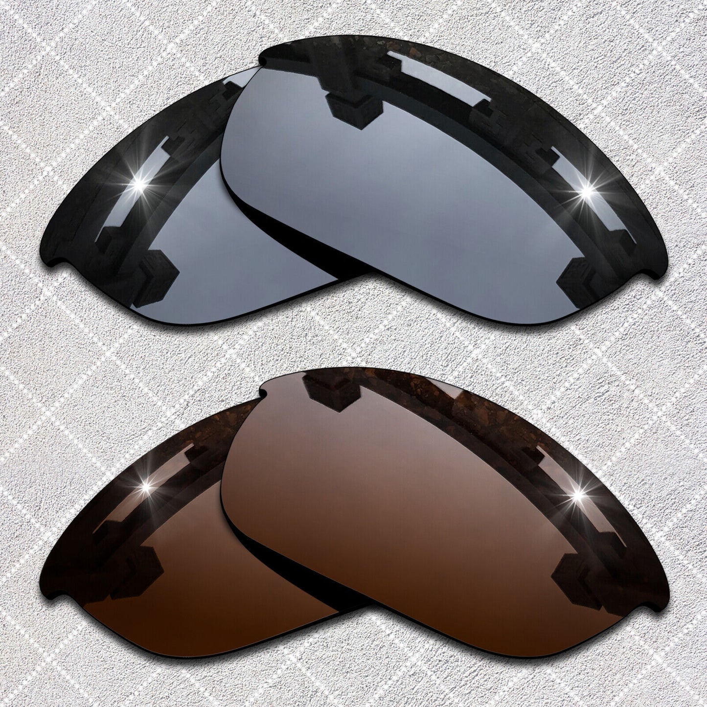 HeyRay Replacement Lenses for Half Jacket Sunglasses Polarized - Opt