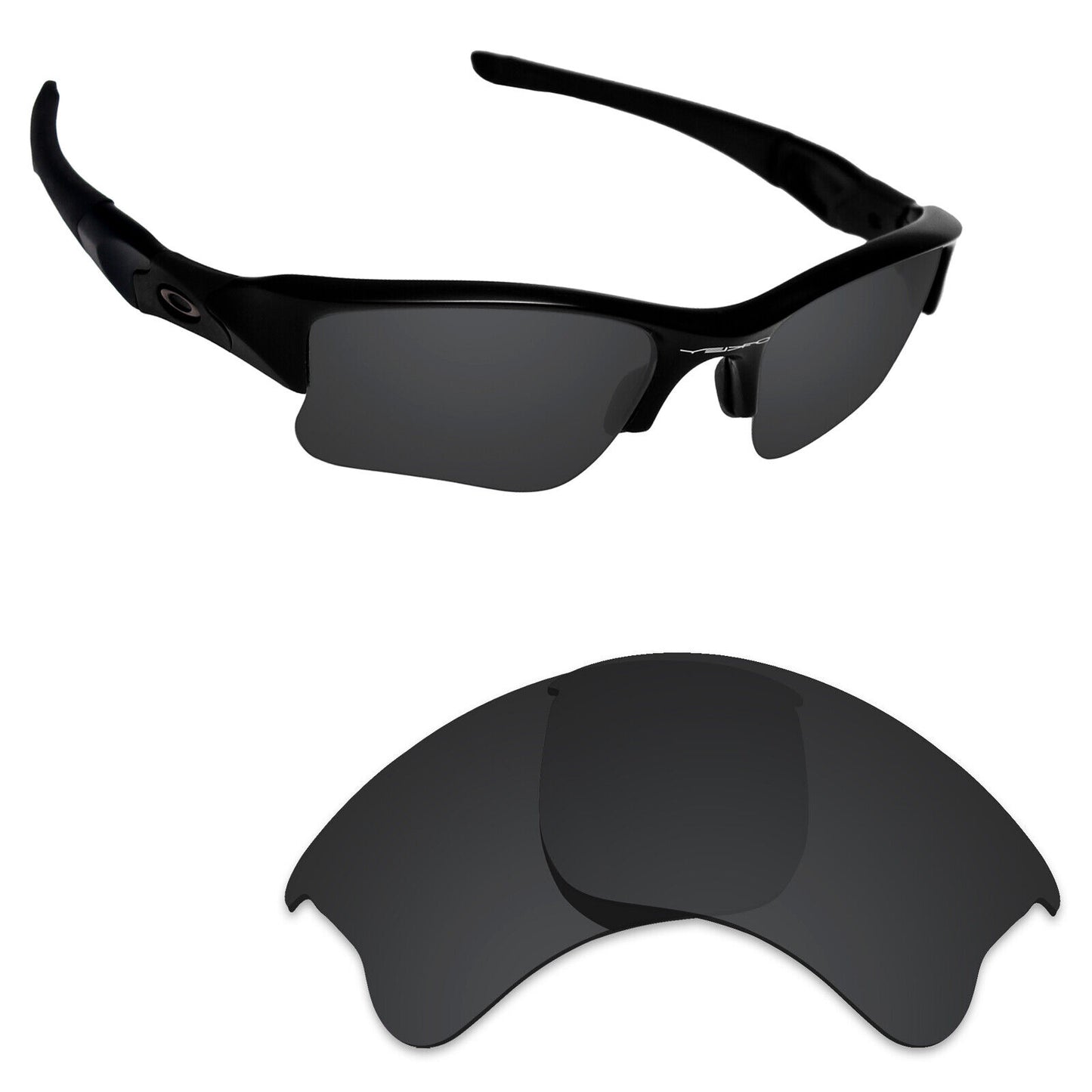 Hawkry Polarized Replacement Lens for-Oakley Flak Jacket XLJ Sunglass - Multiple