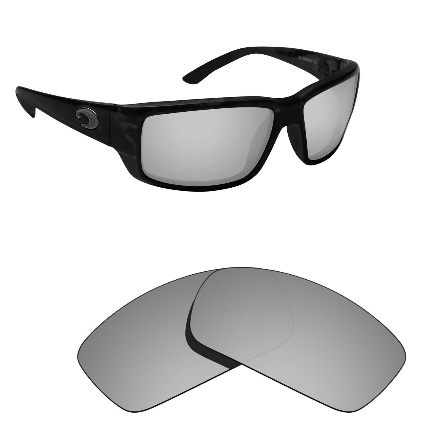 Hawkry Polarized Replacement Lenses for-Costa Fantail Sunglass - Options