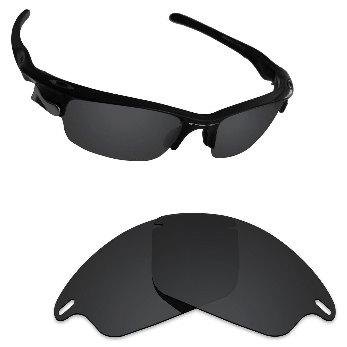 Hawkry Polarized Replacement Lenses for-Oakley Fast Jacket OO9097 - Multiple