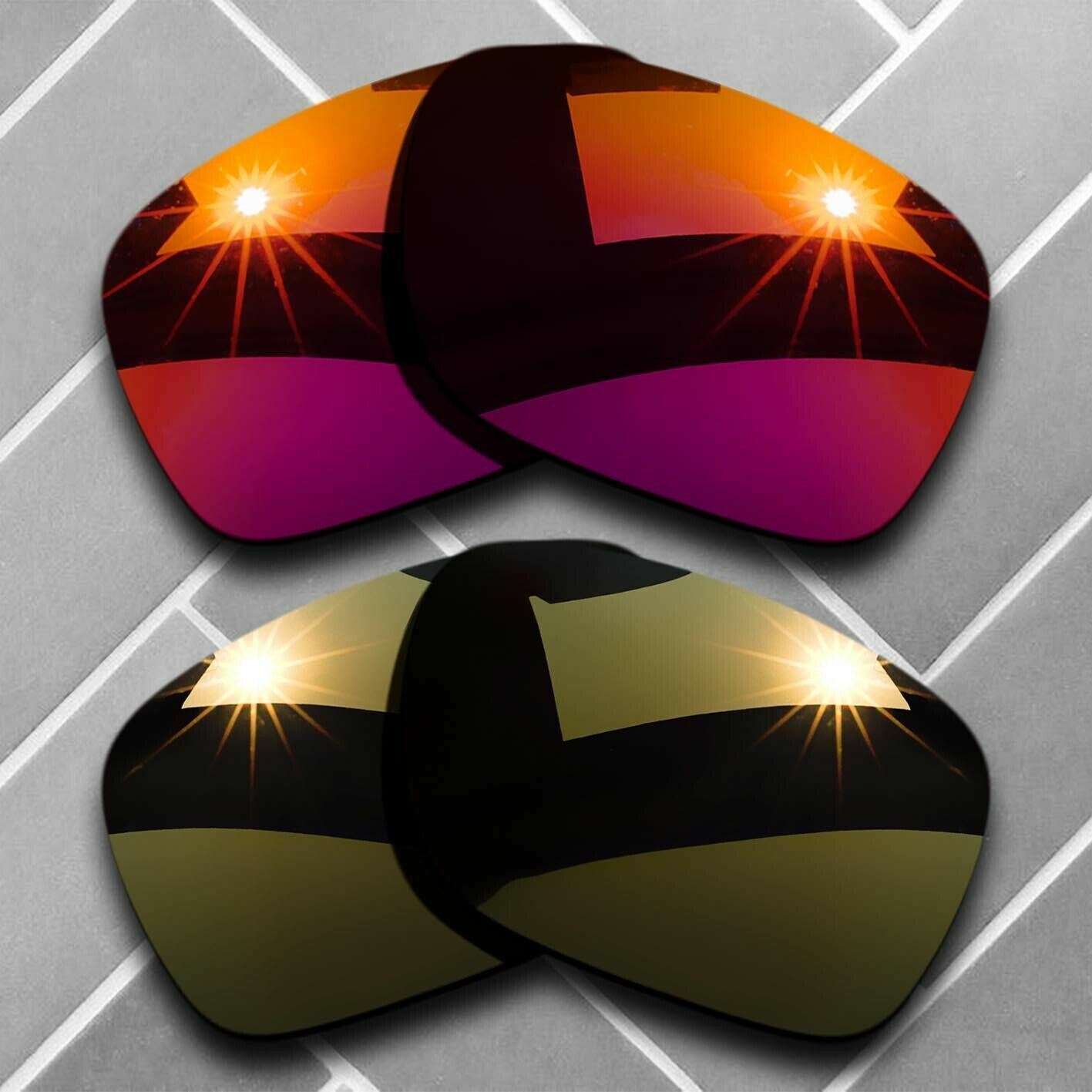 Anti-Scratch Replacement lenses for-Oakley Holbrook Polarized Multiple Choices