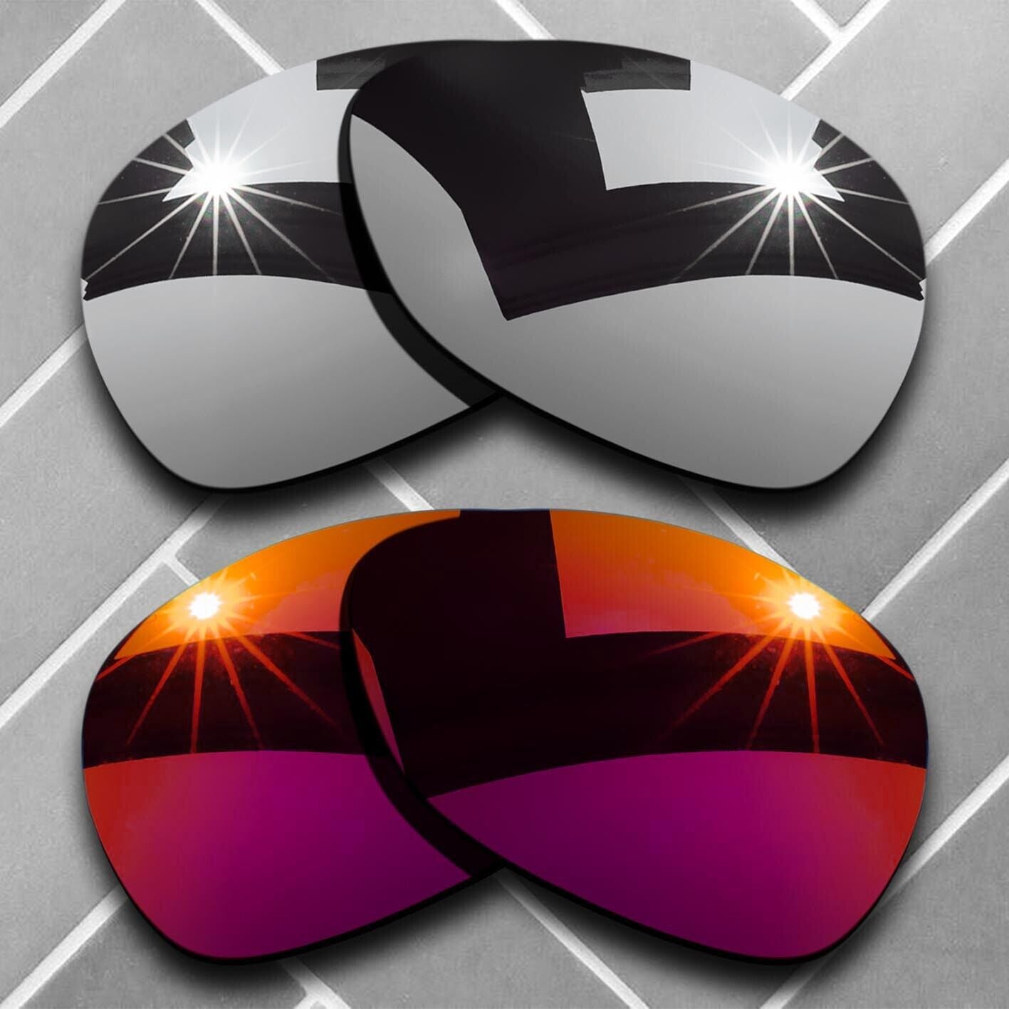 Polarized Anti-Scratch Replacement Lenses for-Oakley Feedback Frame Choices US