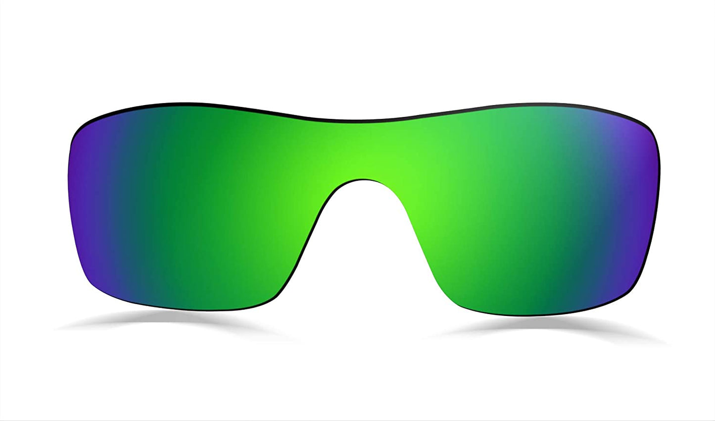 Prizo Polarized Replacement Lenses for Oakley Batwolf Sunglasses (Jade Iridium)