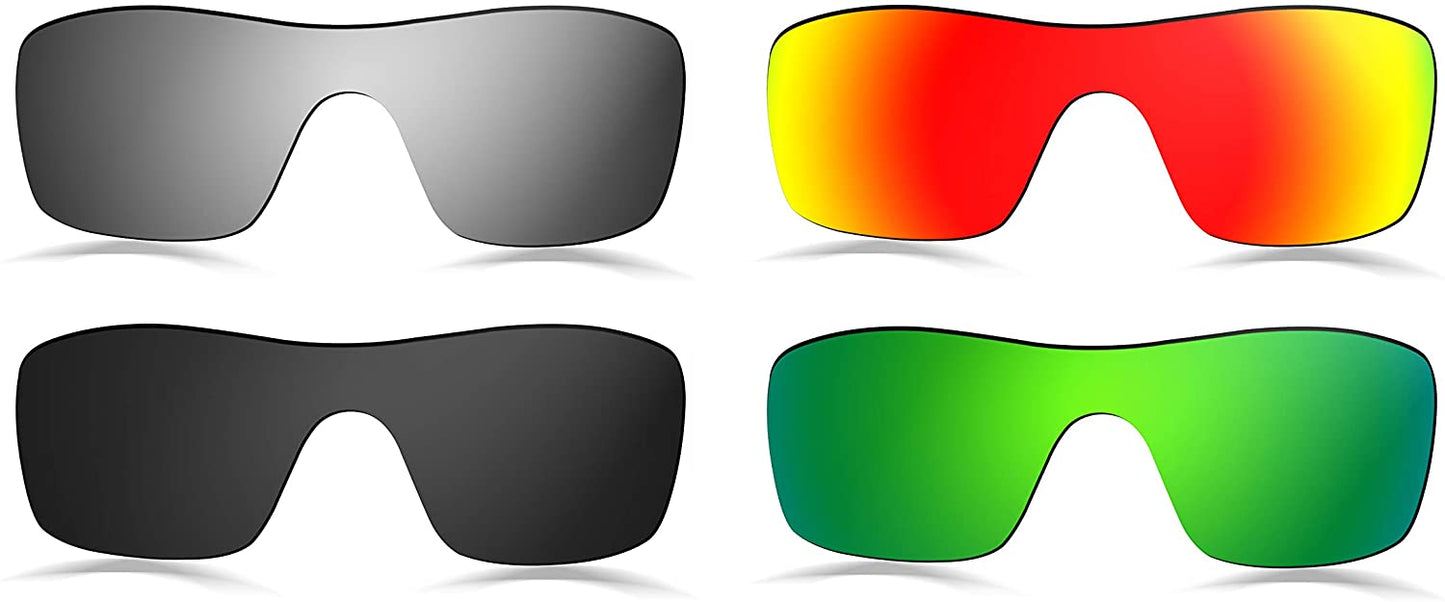 Prizo Polarized Replacement Lenses for Oakley Batwolf Sunglasses - Multi Options