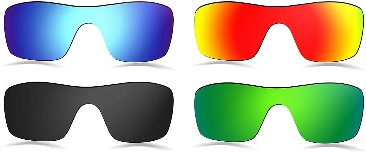 Prizo Polarized Replacement Lenses for Oakley Batwolf Sunglasses - Multi Options