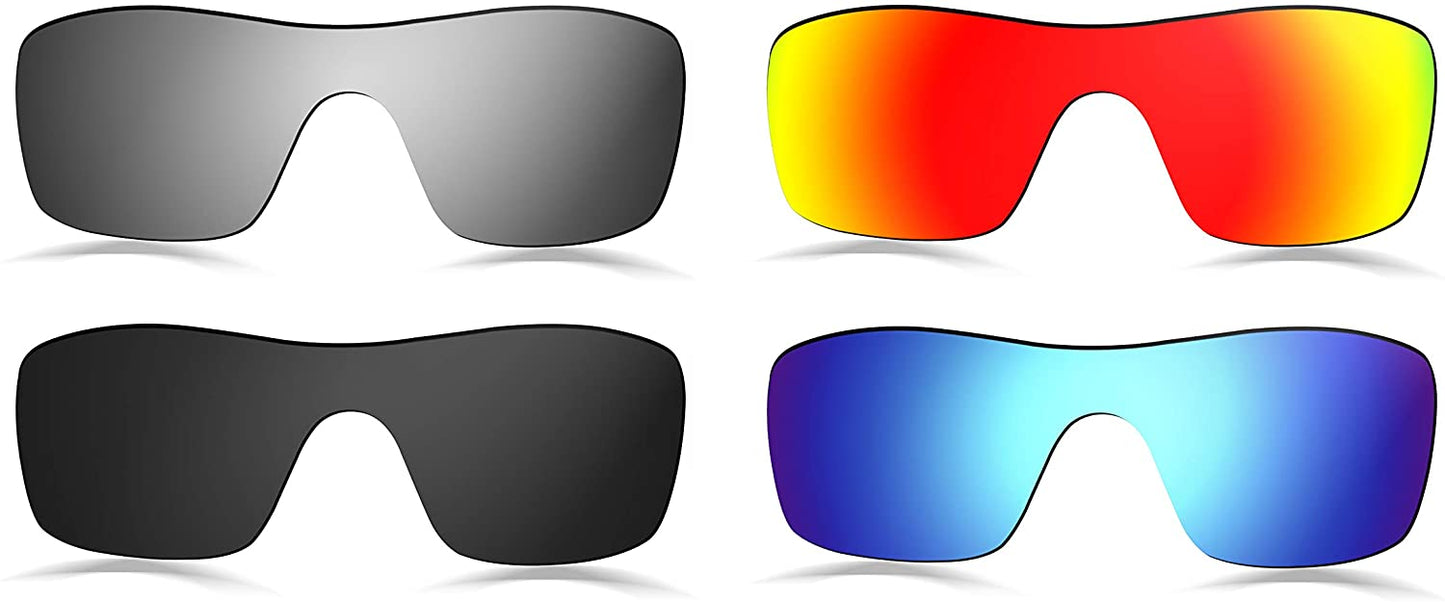 Prizo Polarized Replacement Lenses for Oakley Batwolf Sunglasses - Multi Options