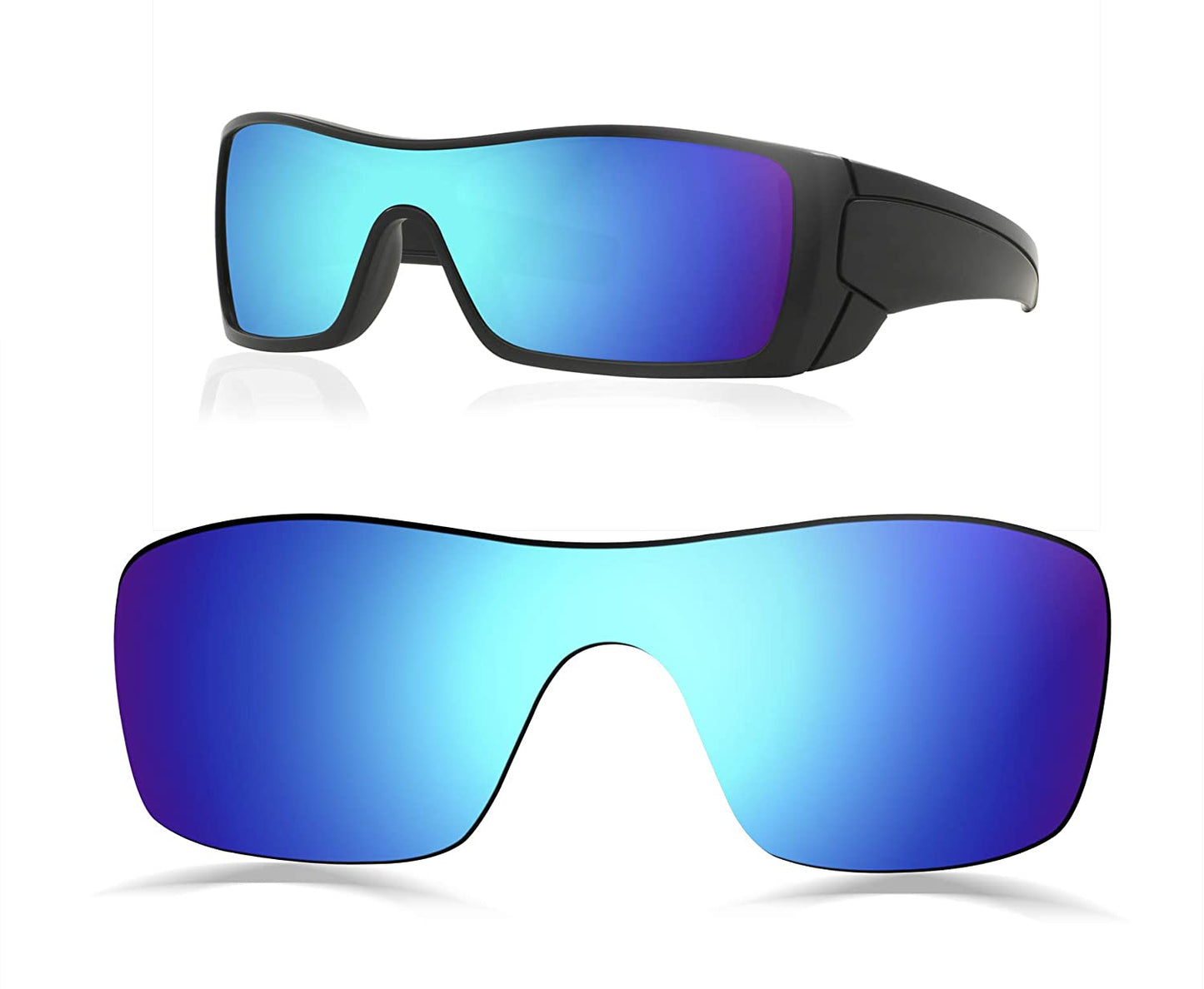 Prizo Polarized Replacement Lenses for Oakley Batwolf Sunglasses - Multi Options