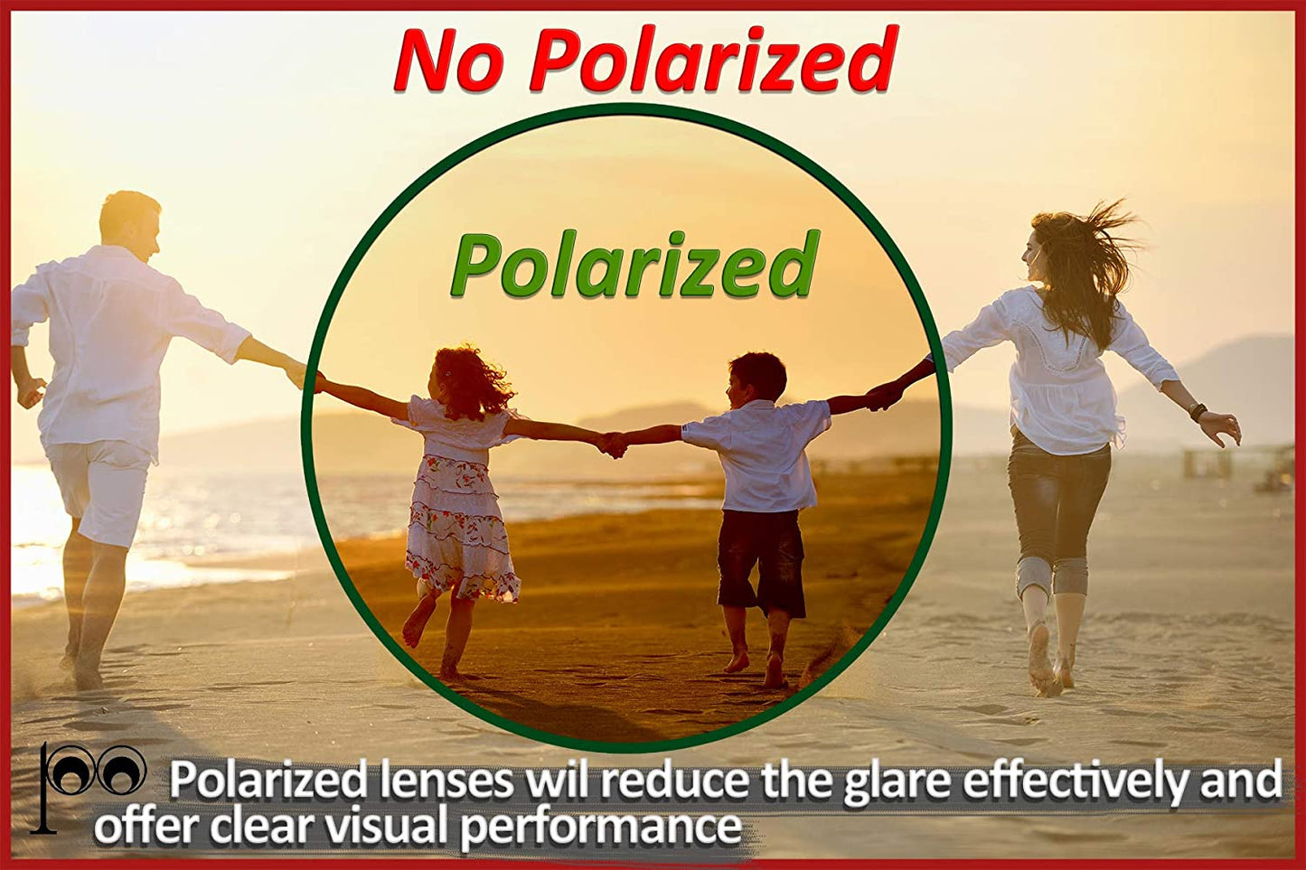 Prizo Polarized Replacement Lenses for Oakley Monster Dog Sunglasses