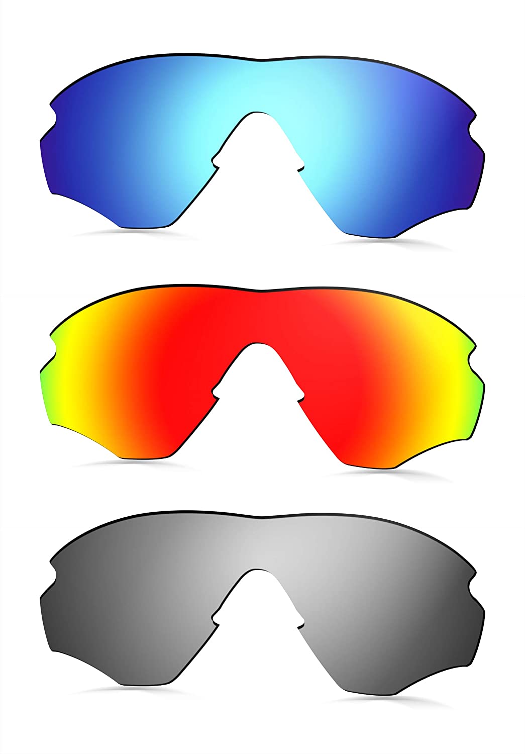 Prizo Polarized Replacement Lenses for Oakley M2 Frame Sunglasses - Multi Options